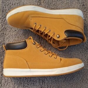 Portland Brahma Men's Mid-Cut Sneaker Chukka Boots in Wheat Tan